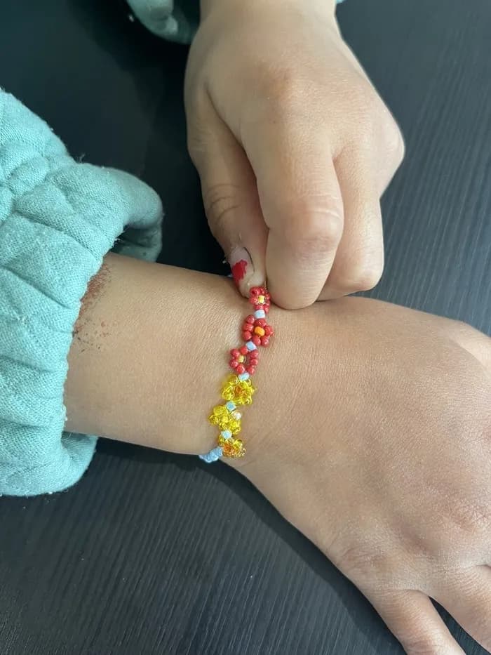 Visuel de l’événement « Bracelet fleurs en perles »