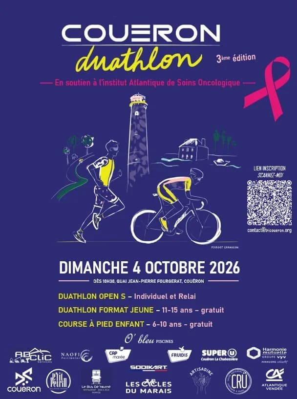 Visuel de l’événement « Duathlon de Couëron : 3e édition »