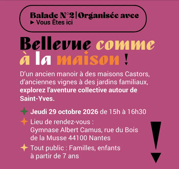 Visuel de l’événement « Les balades de Bellevue »