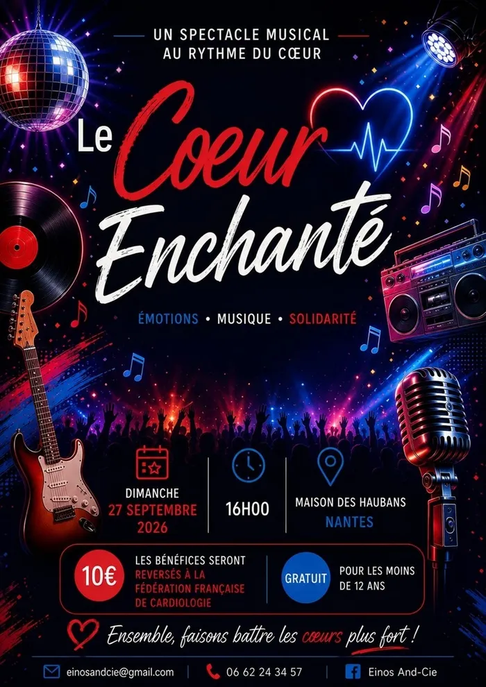 Visuel de l’événement « Spectacle musical : Le Cœur enchanté »