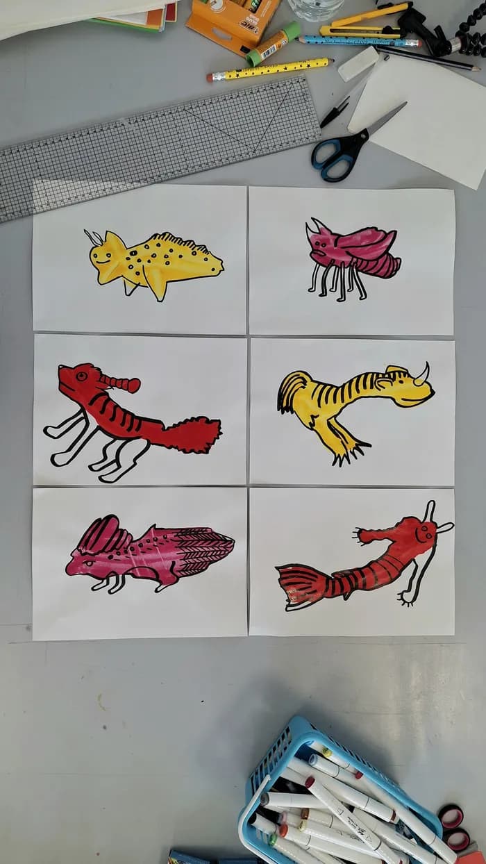 Visuel de l’événement « Atelier "Créatures de l'encre" par Joel Janse van Vuuren à Bonus »