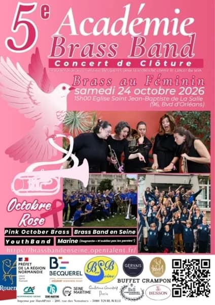 Visuel de l’événement « Concert de clôture " Brass au féminin" »