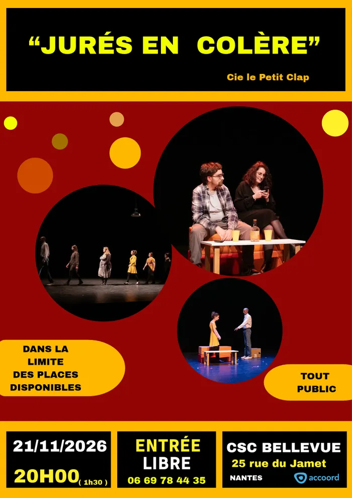 Visuel de l’événement « Théâtre: jurés en colere »