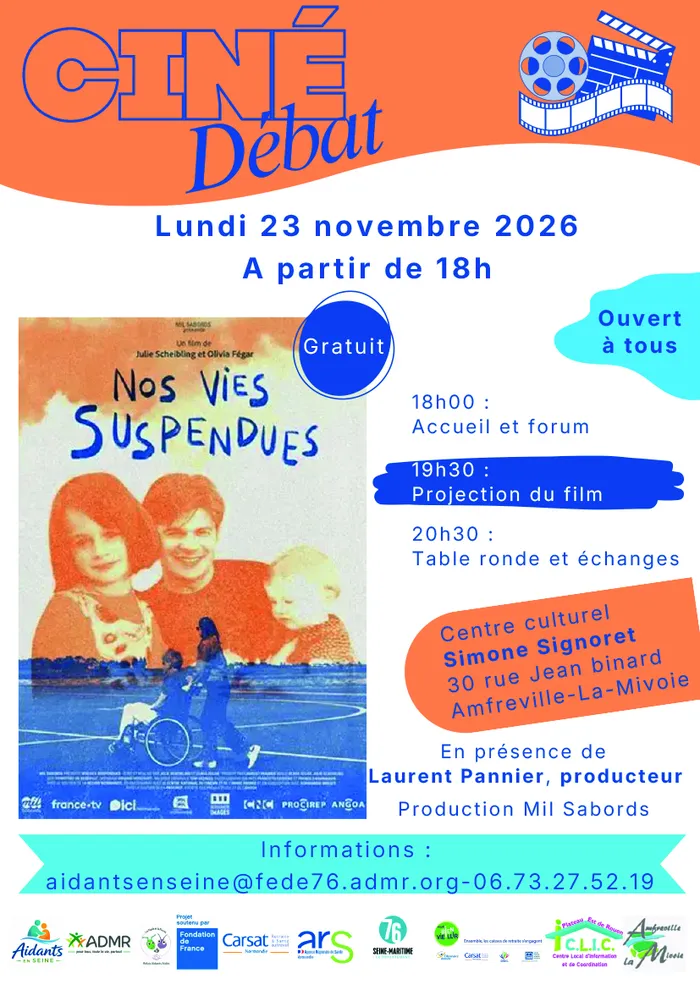Visuel de l’événement « Ciné-débat "Nos vies suspendues" »