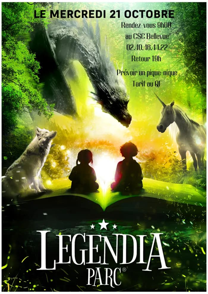 Visuel de l’événement « Sortie Legendia parc »
