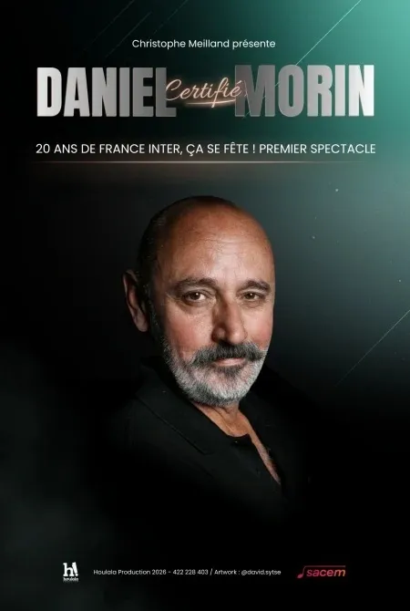 Visuel de l’événement « Daniel Morin – One-man-show »
