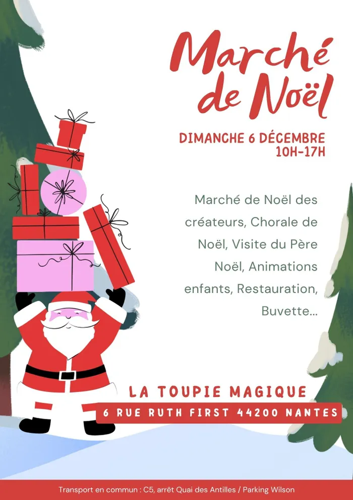 Visuel de l’événement « Marché de Noël de la Toupie Magique »