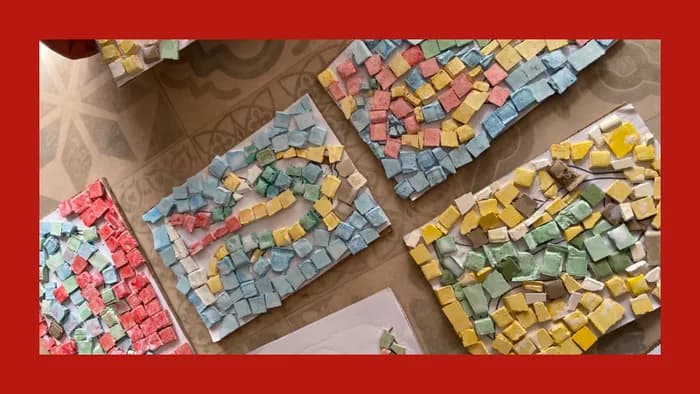 Visuel de l’événement « Découverte de la mosaïque, atelier en famille »
