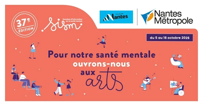 Visuel de l’événement « Semaines d'information sur la santé mentale à Nantes Métropole »