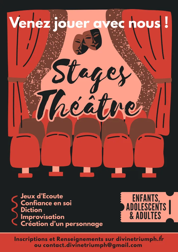 Visuel de l’événement « Stage Théâtre enfants 7-11 ans »