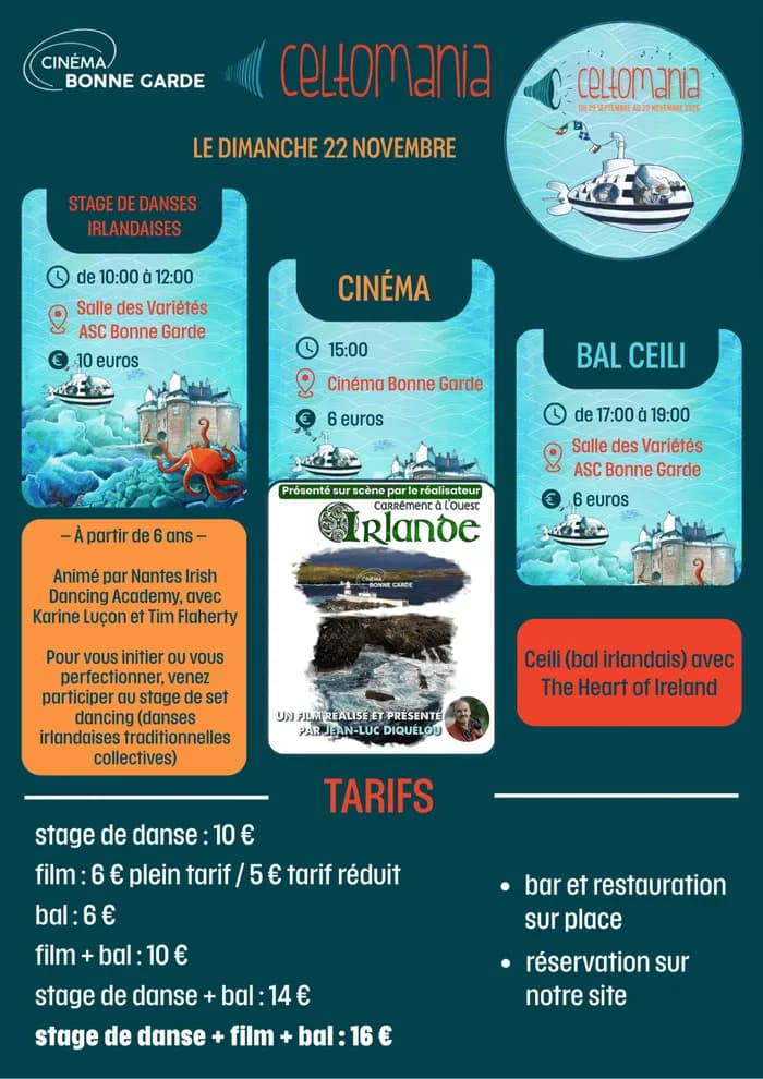 Visuel de l’événement « Celtomania - Stage et bal de danse irlandaise »