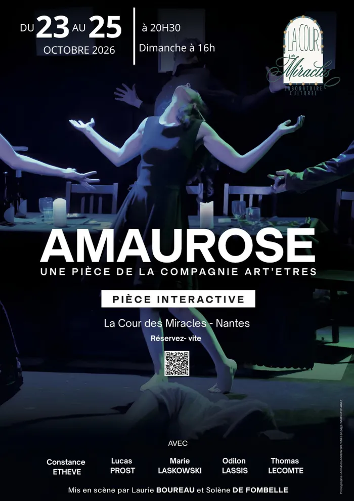 Visuel de l’événement « Amaurose – Spectacle interactif »