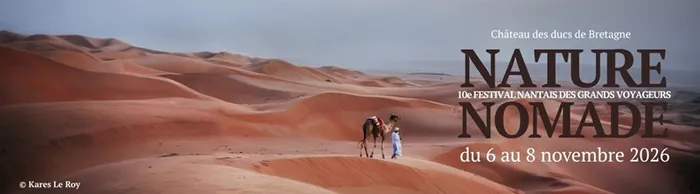 Visuel de l’événement « Nature Nomade 2026, le festival nantais des grands voyageurs »