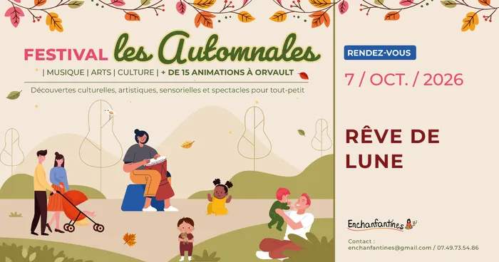 Visuel de l’événement « Les Automnales d’Enchanfantines 2026 - Spectacle "Rêve de lune" »