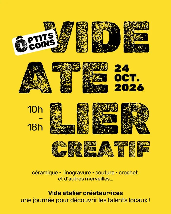 Visuel de l’événement « Vide atelier créateur·ices »