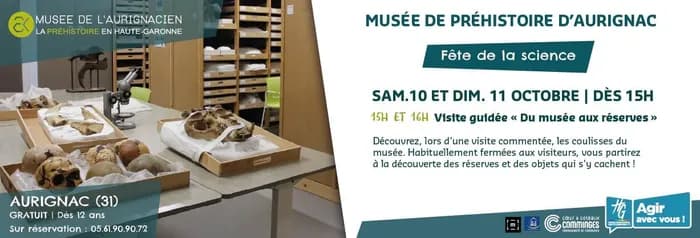 Visuel de l’événement « Visites spéciales pour la "Fête de la science" au Musée »