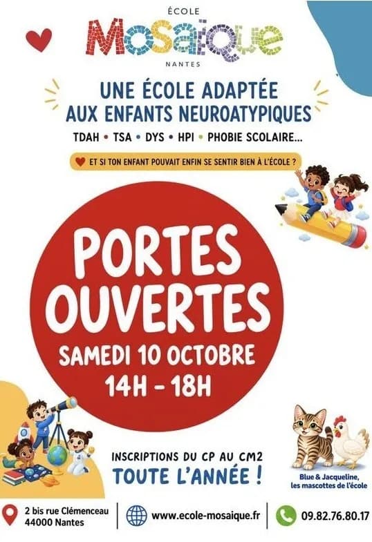 Visuel de l’événement « Portes ouvertes de l’École élémentaire Mosaïque »