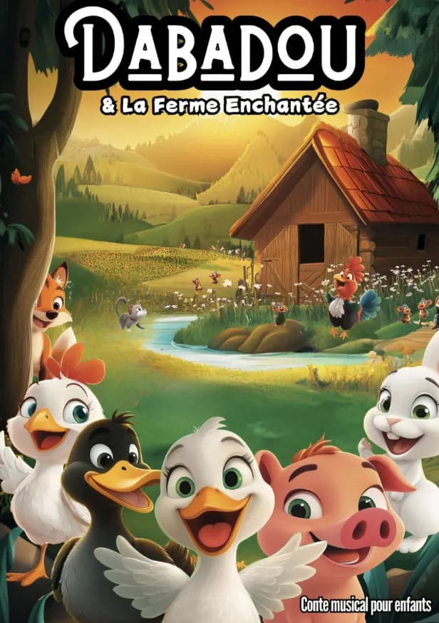 Visuel de l’événement « Dabadou et la ferme enchantée – Le premier spectacle idéal dès 2 ans »