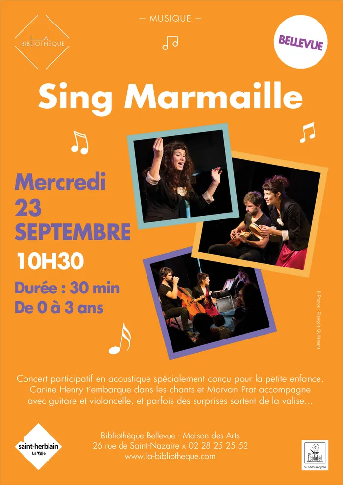 Visuel de l’événement « Sing Marmaille »