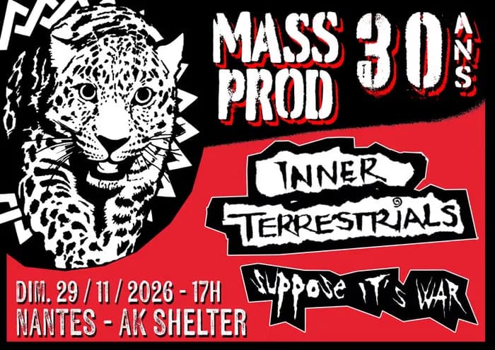 Visuel de l’événement « MASS PROD FÊTE SES 30 ANS »