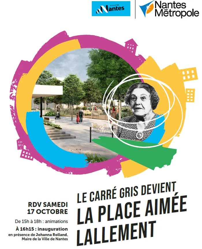Visuel de l’événement « Inauguration de la place Aimée-Lallement »