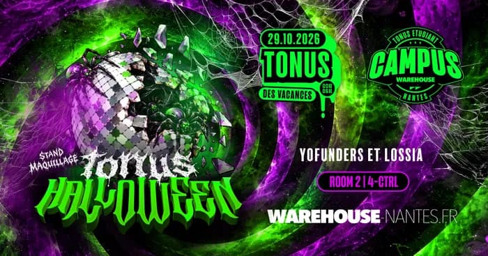 Visuel de l’événement « Tonus - Campus Halloween »