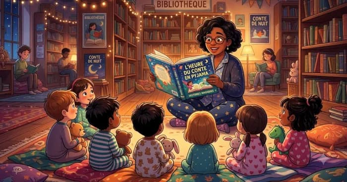 Visuel de l’événement « Lectures en pyjama »