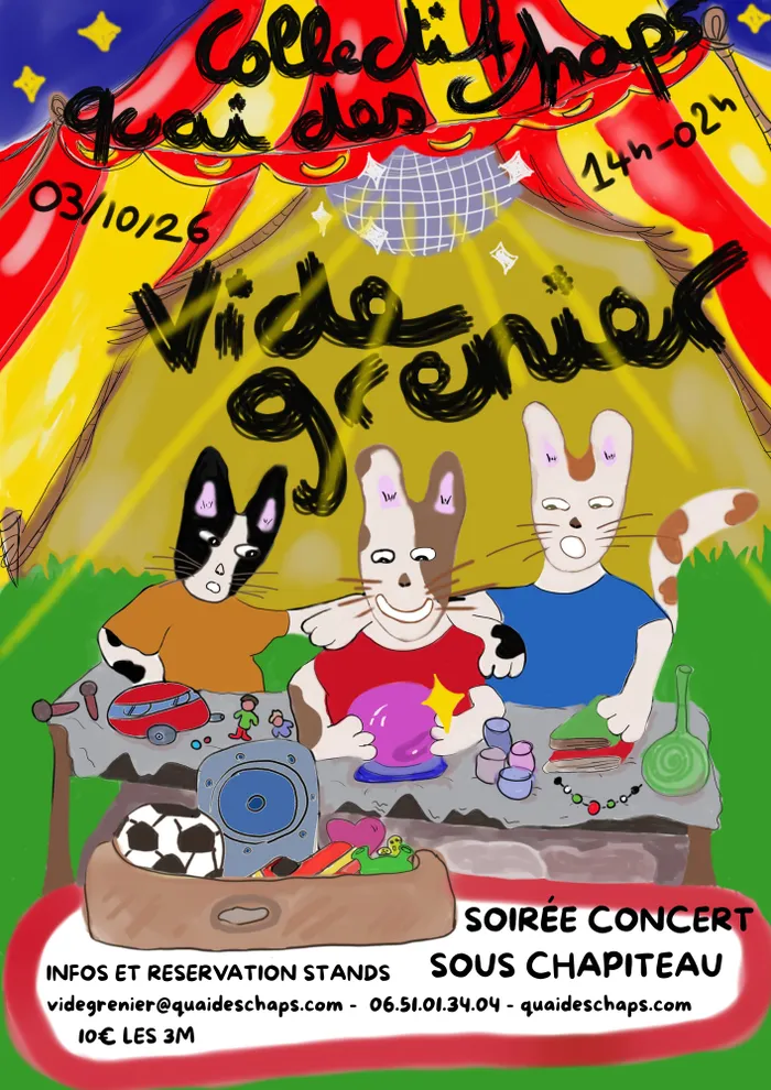 Visuel de l’événement « Vide-grenier à Quai des Chaps »