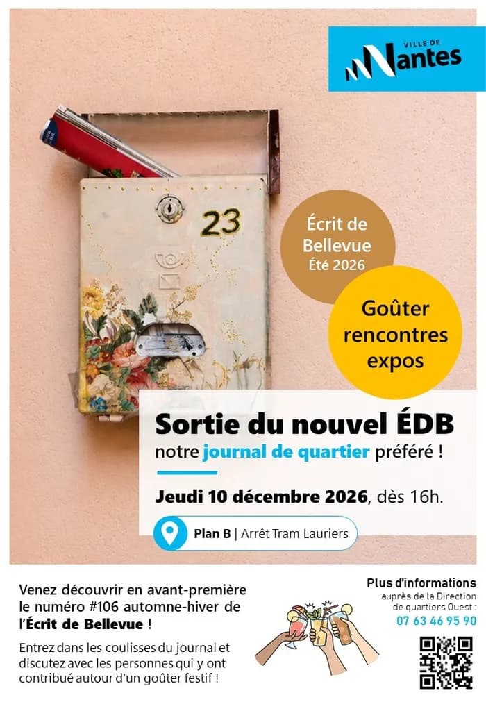 Visuel de l’événement « Sortie du dernier ÉDB, notre journal de quartier préféré ! »