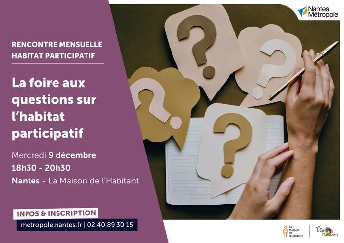 Visuel de l’événement « La foire aux questions sur l'habitat participatif »
