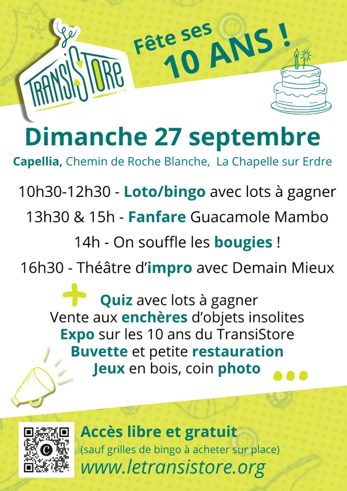 Visuel de l’événement « Le TransiStore fête ses 10 ans ! »