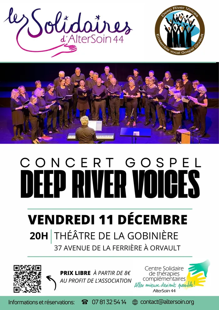 Visuel de l’événement « Concert Chorale Deep River Voices »