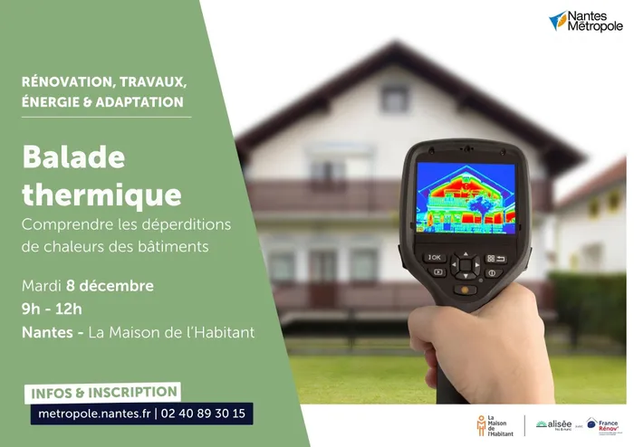 Visuel de l’événement « Balade thermique : comprendre les déperditions de chaleurs des bâtiments »