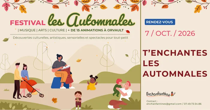 Visuel de l’événement « Les Automnales d’Enchanfantines 2026 - T'enchantes les automnales 2026 »
