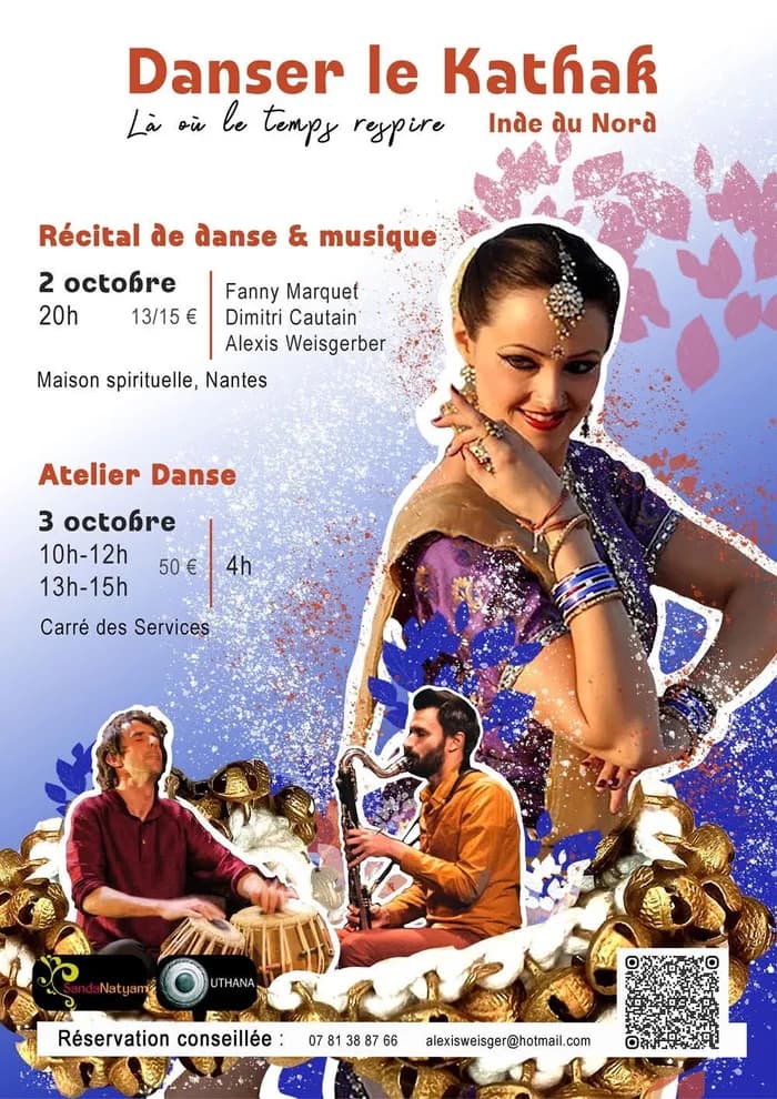 Visuel de l’événement « Récital de danse Kathak (Inde du Nord) »