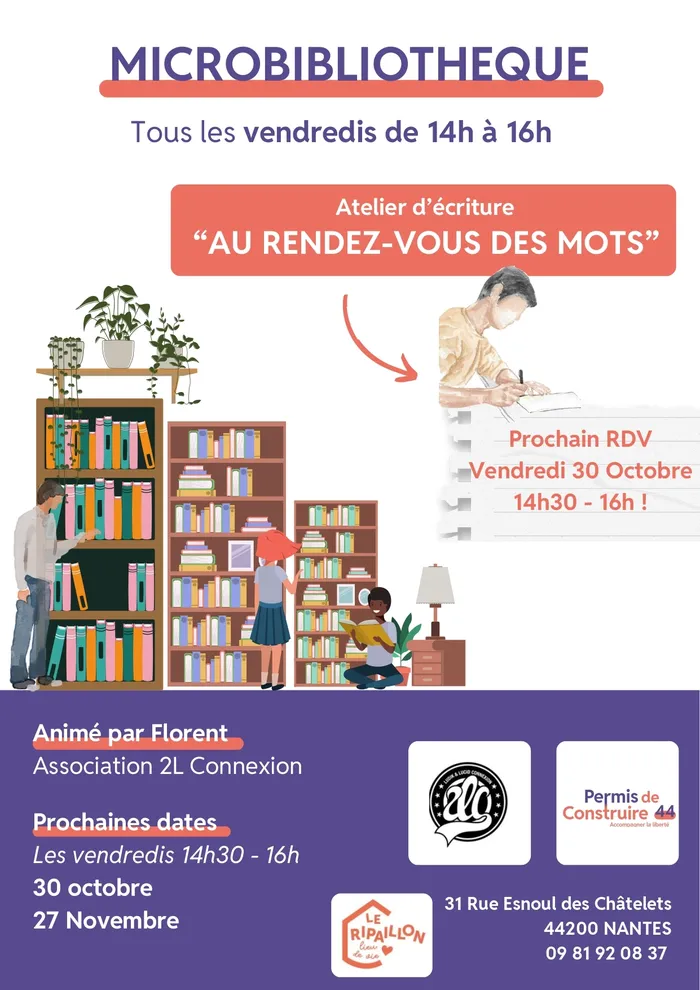Visuel de l’événement « AU RENDEZ-VOUS DES MOTS »