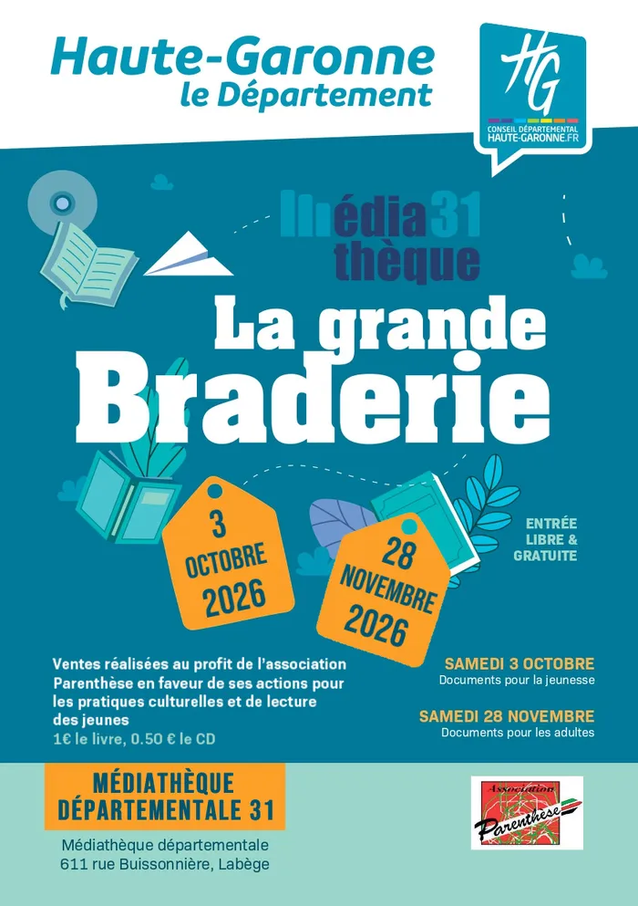 Visuel de l’événement « La grande Braderie 2026 »