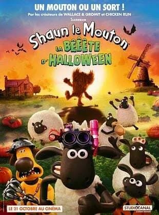 Visuel de l’événement « Cinéma : Shaun le Mouton, la Bêêête d'Halloween »