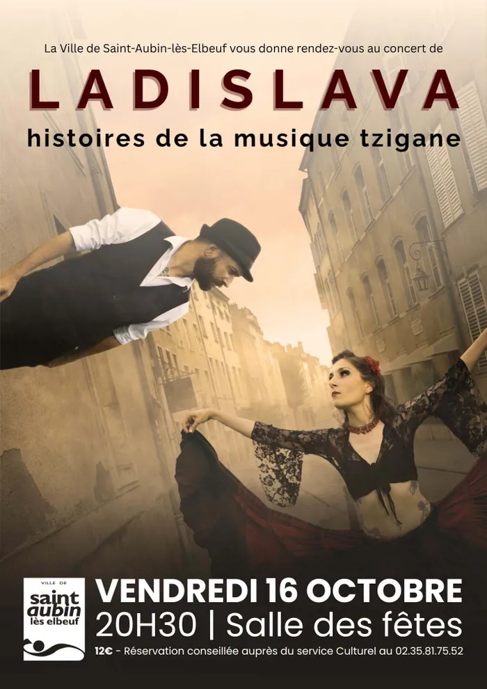 Visuel de l’événement « Concert de musiques tziganes - Ladislava »