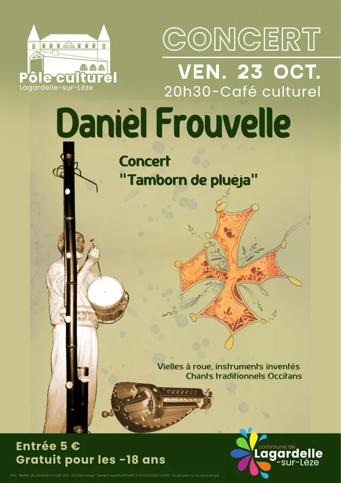 Visuel de l’événement « Concert : Danièl Frouvelle »