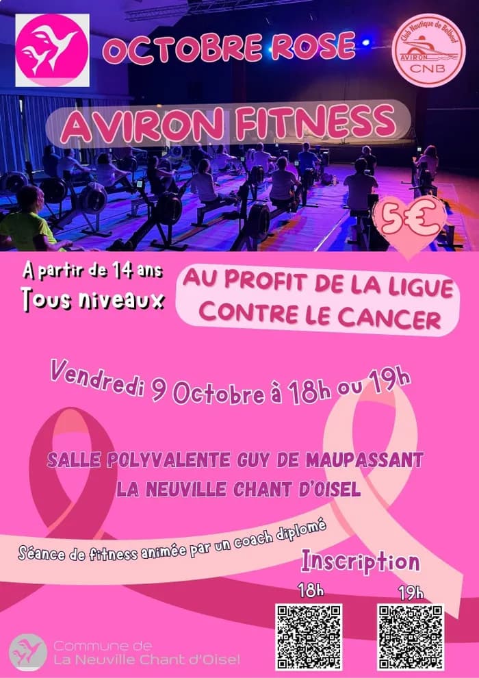 Visuel de l’événement « Aviron Fitness Octobre Rose »
