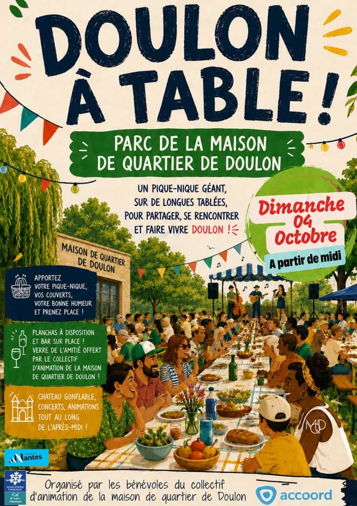 Visuel de l’événement « Doulon A Table »