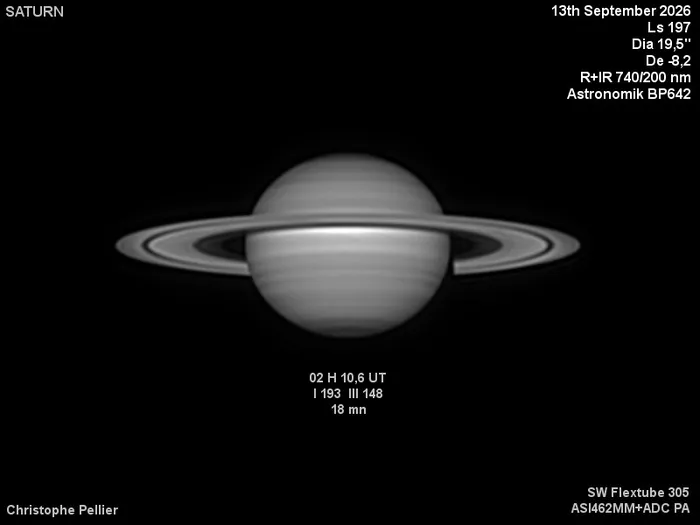 Visuel de l’événement « Ciels de Nantes : Saturne, les anneaux s'ouvrent »